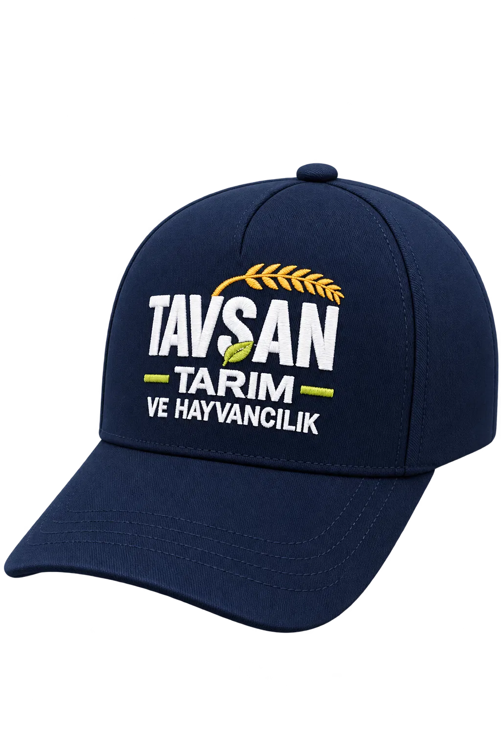 Tarım sektörü nakışlı lacivert şapka