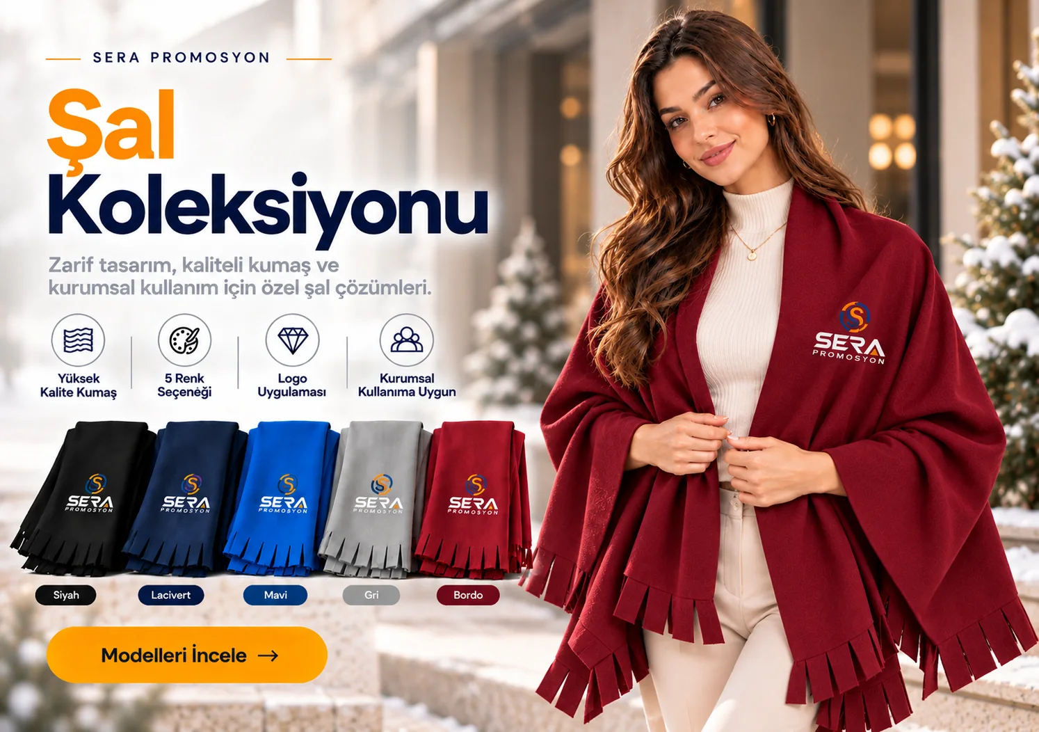 SERA Promosyon şal koleksiyonu